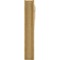 Ekena Millwork 7 1/2-in W x 38-in D x 46-in H Balboa Slat Rough Cedar Woodgrain TimberThane Outlooker, Primed Tan OUTUR075X38X46BOA24RCPR - alternate 4